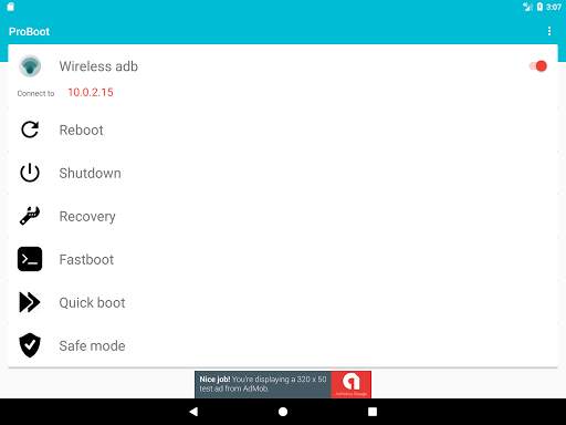 Wireless ADB , Advanced Reboot  (Root recommended) screenshot 7