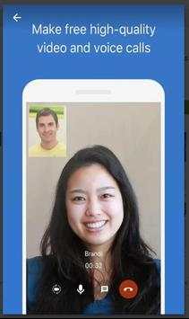 IMO Call video and chat text screenshot 1