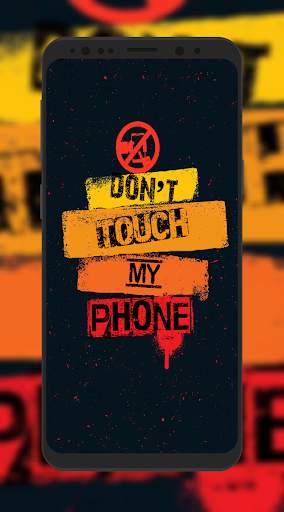 Don't Touch My Phone Wallpapers screenshot 2
