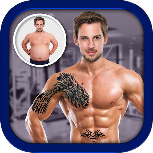 Men Body Styles SixPack tattoo icon