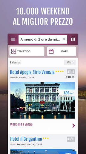 Weekendesk | Albergo+Attività screenshot 1