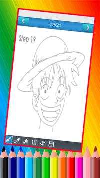 How to draw Lufy & his friends screenshot 1