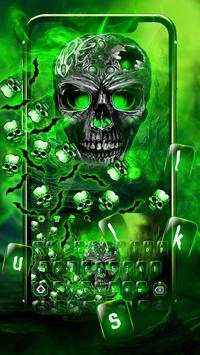 3D Magical Zombie Skull gravity keyboard screenshot 1