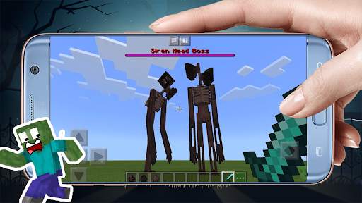 Mod Siren head Titans horor for MCPE screenshot 2