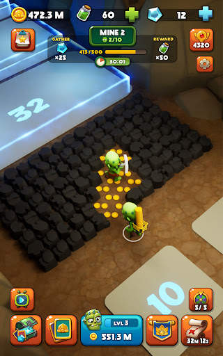 Idle Zombie Miner: Gold Tycoon screenshot 7
