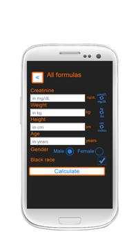 Kidney Glomerular Filtration Rate  eGFR Calculator screenshot 7