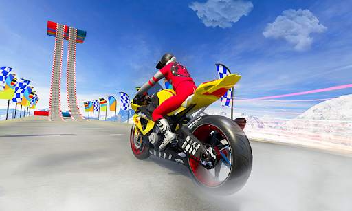 Bike Stunt Trail Simulator - Moto Racing Game screenshot 2