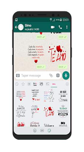 Stickers romanticos y frases de amor para WhatsApp screenshot 7