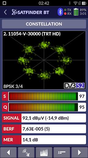 SATFINDER BT DVB-S2 screenshot 7