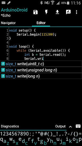 ArduinoDroid - Arduino/ESP8266 screenshot 1