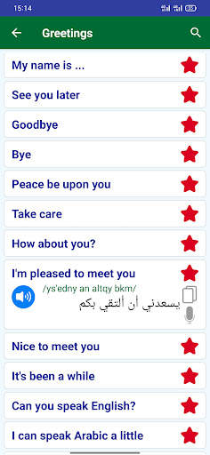 Learn Arabic Language Offline screenshot 11