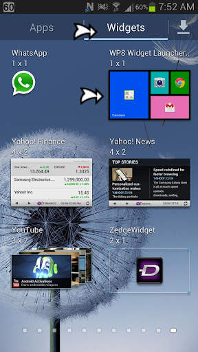 WP8 Widget Launcher Windows 8 screenshot 7