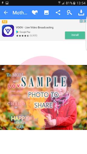 Happy Mother's day photo Free screenshot 5