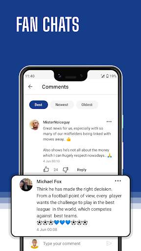 Blues Live – Soccer fan app screenshot 3