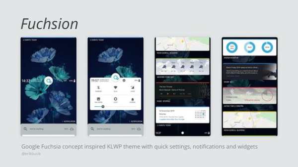 Fuchsion [KLWP] screenshot 1