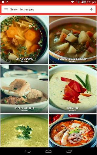 Receitas da sopa screenshot 15