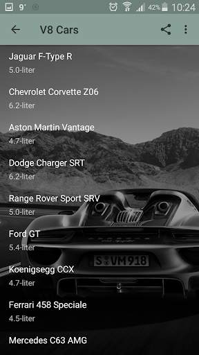 Best Sounding V8 and V12 Cars скриншот 2