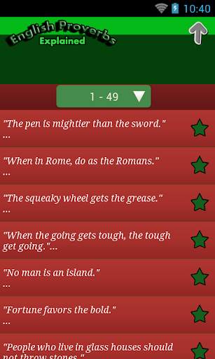 English Proverbs Explained скриншот 3