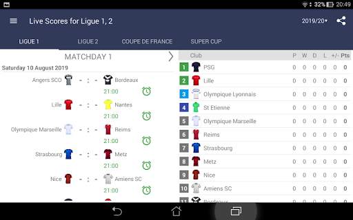 Live Scores for Ligue 1 France screenshot 12