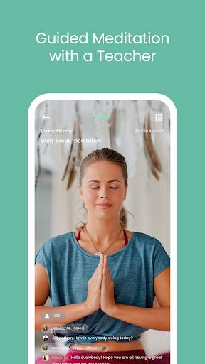 Circles Live. Guided Meditation. Mindfulness. screenshot 1
