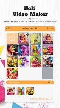 Holi Video Maker screenshot 4