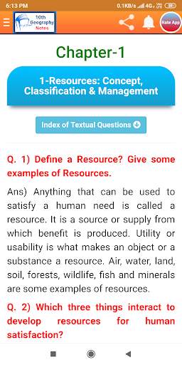 10th Geography Notes (Social Science) screenshot 2
