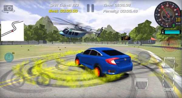 Realistic Car Racing Drift Game Civic screenshot 2