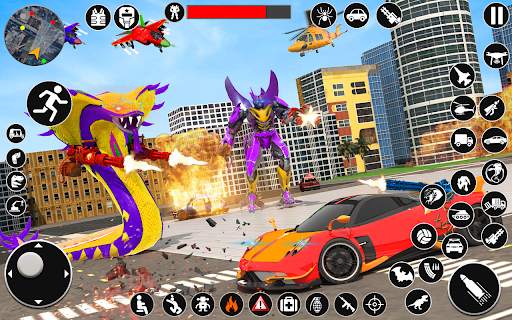 Snake Car Robot Transforming screenshot 2
