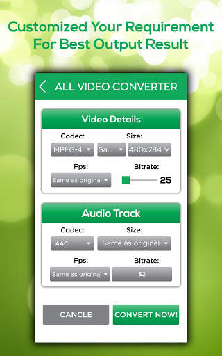 All Video Converter – AVI, MKV, FLV, M4V, 3GP, MOV screenshot 5