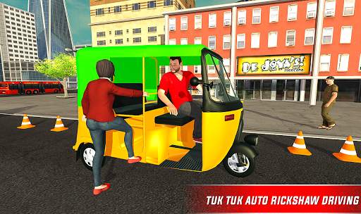 Rikshaw Driving Tuk Tuk Games screenshot 2