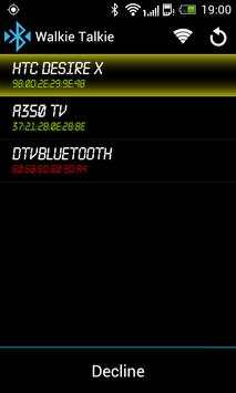 Bluetooth Walkie Talkie скриншот 3
