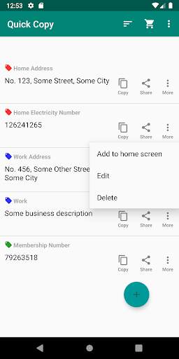 Quick Copy : Paste text and share images easily скриншот 3