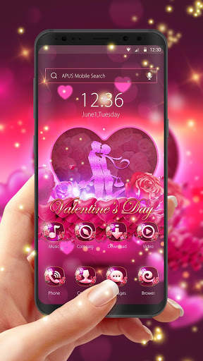 Pink Intimate Lover-APUS Valentine's Day Theme screenshot 1