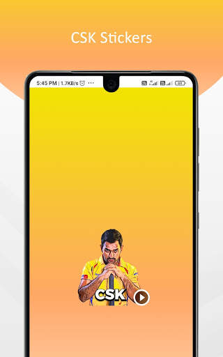 CSK Stickers & Animated Stickers for WhatsApp screenshot 1