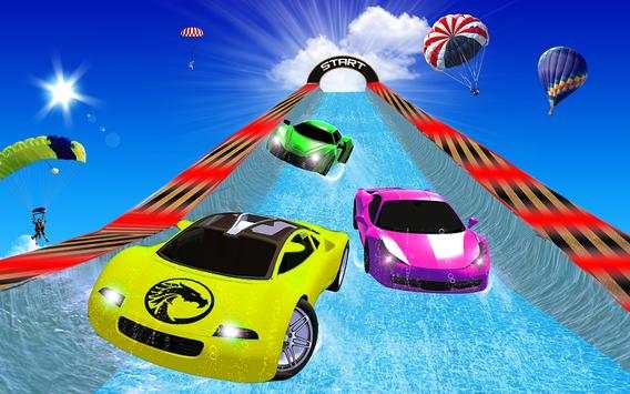 Water Slide Car Racing Stunts 2019 screenshot 2