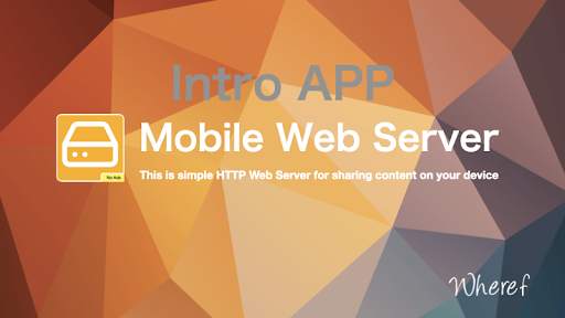 Mobile Web Server screenshot 1