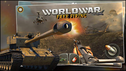 World War ww2 Firing battlegrounds: Free Gun Games screenshot 2