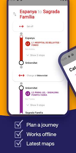 Barcelona Metro Map & Routing screenshot 3