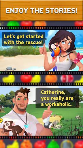 Puzzle Fruits: Rescue Wild screenshot 4
