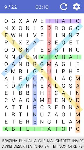 Parole Intrecciate Crucipuzzle screenshot 1