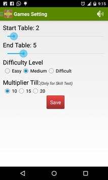Learn Multiplication Tables screenshot 14