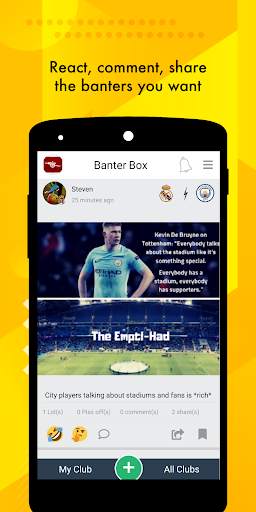 Banter Box - Banter exchange app for football fans screenshot 6