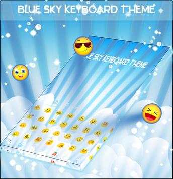 Blue Sky Keyboard Theme screenshot 2