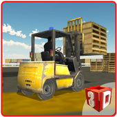 Airport Cargo Fork Lifter Sim icon