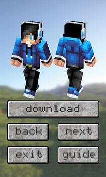 YouTubers Skins for Minecraft: PE screenshot 7