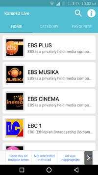 Ethio Channel TV  EBS/Kana/EBC स्क्रीनशॉट 2