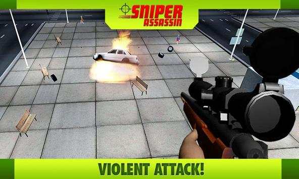 Crime City Sniper Assassin 3D screenshot 2