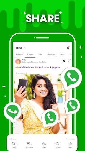 histatus-ShareChat, Dailyhunt, Status for Whatsapp screenshot 2