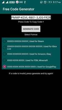 Gift Code Generator screenshot 5