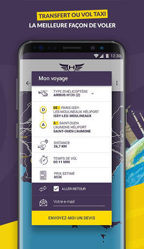 Helipass - Réservation d'hélicoptères screenshot 3